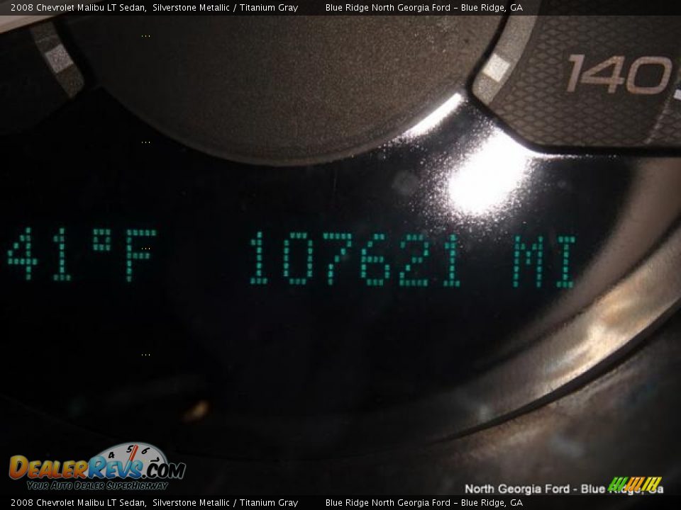 2008 Chevrolet Malibu LT Sedan Silverstone Metallic / Titanium Gray Photo #21