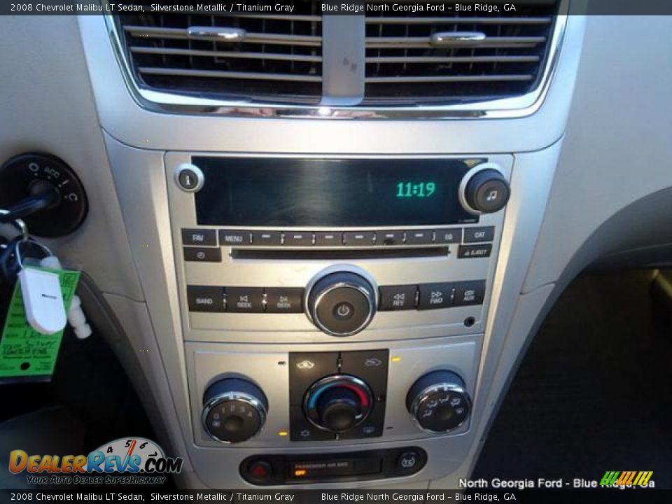 2008 Chevrolet Malibu LT Sedan Silverstone Metallic / Titanium Gray Photo #23