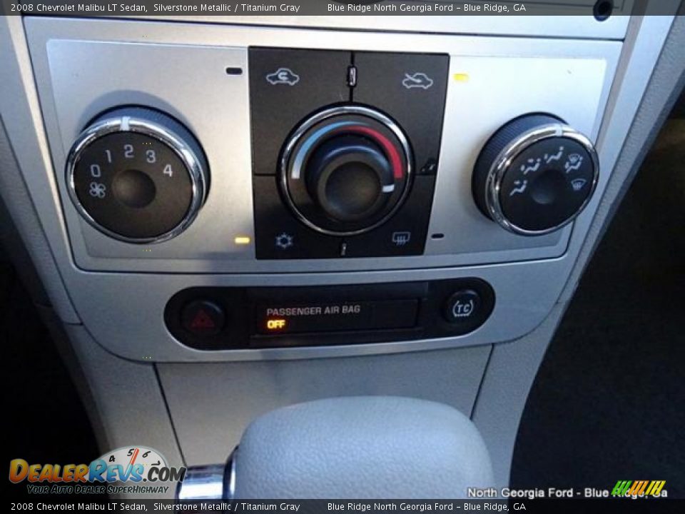 2008 Chevrolet Malibu LT Sedan Silverstone Metallic / Titanium Gray Photo #25
