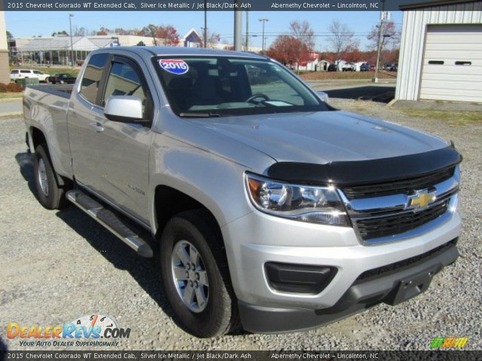 2015 Chevrolet Colorado WT Extended Cab Silver Ice Metallic / Jet Black/Dark Ash Photo #1