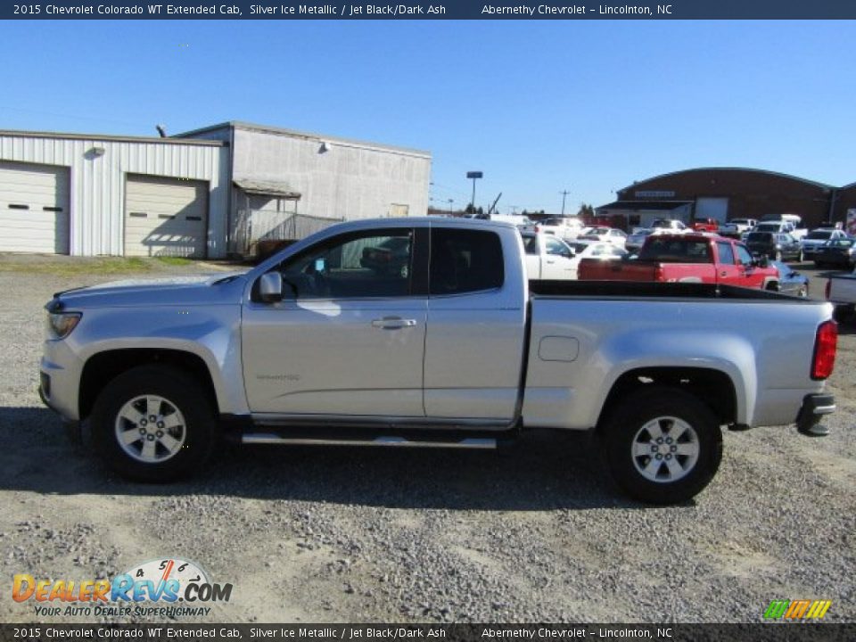 2015 Chevrolet Colorado WT Extended Cab Silver Ice Metallic / Jet Black/Dark Ash Photo #3