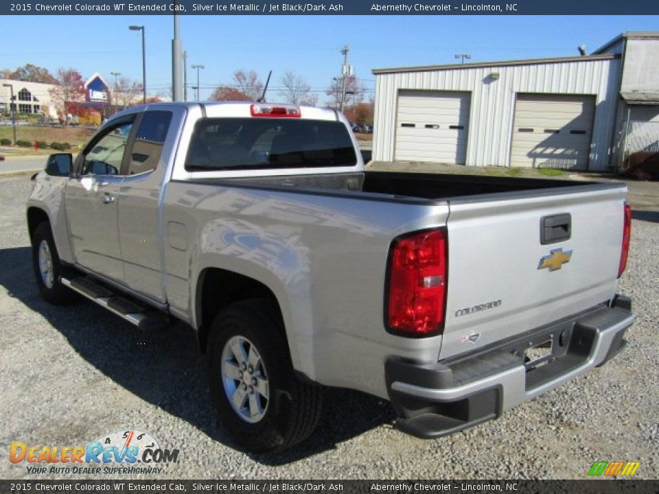 2015 Chevrolet Colorado WT Extended Cab Silver Ice Metallic / Jet Black/Dark Ash Photo #4