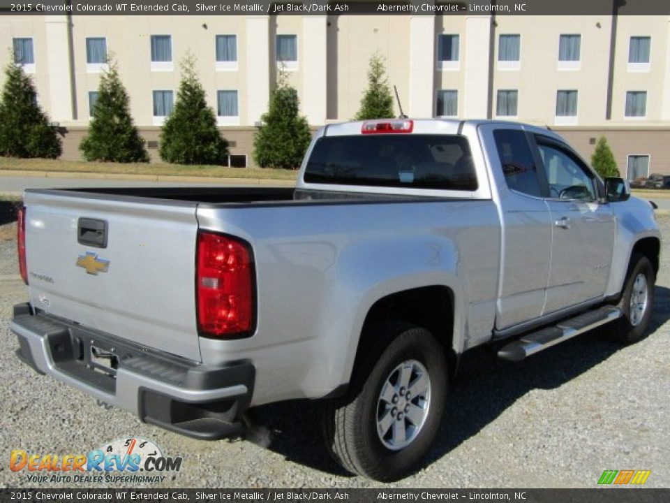 2015 Chevrolet Colorado WT Extended Cab Silver Ice Metallic / Jet Black/Dark Ash Photo #5