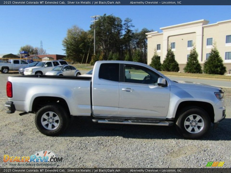 2015 Chevrolet Colorado WT Extended Cab Silver Ice Metallic / Jet Black/Dark Ash Photo #6