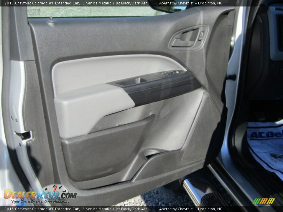 2015 Chevrolet Colorado WT Extended Cab Silver Ice Metallic / Jet Black/Dark Ash Photo #7