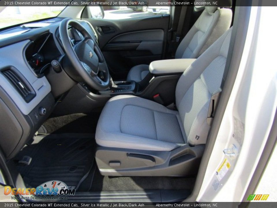 2015 Chevrolet Colorado WT Extended Cab Silver Ice Metallic / Jet Black/Dark Ash Photo #9