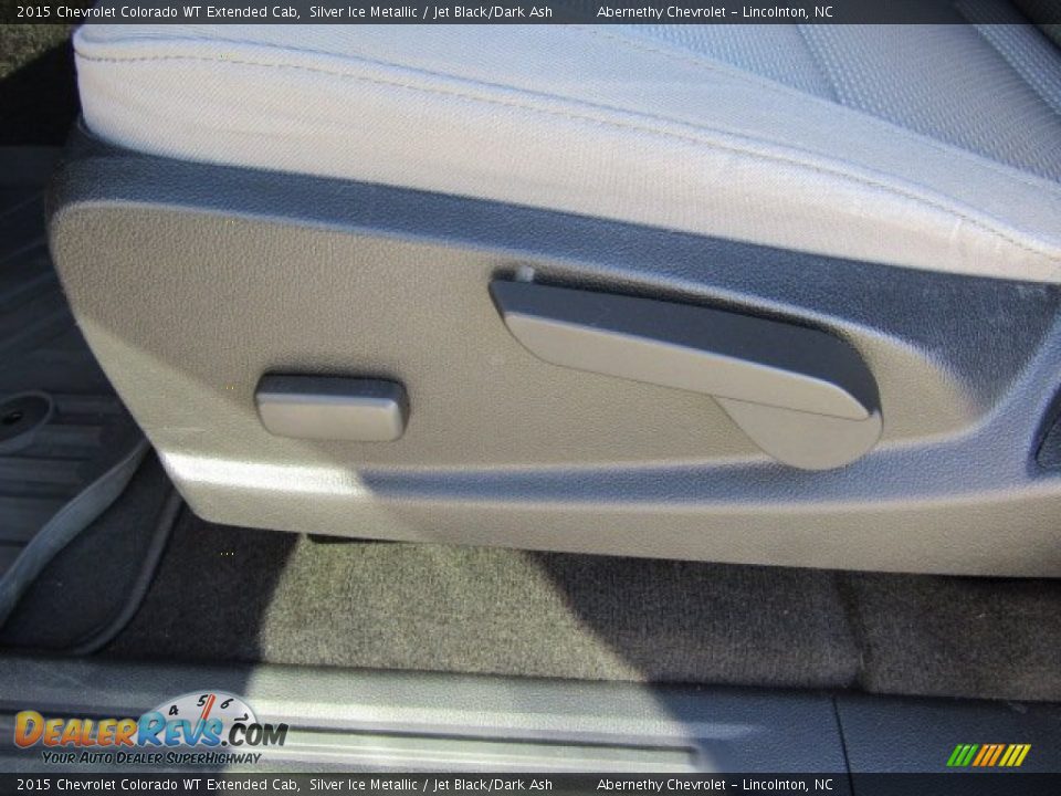 2015 Chevrolet Colorado WT Extended Cab Silver Ice Metallic / Jet Black/Dark Ash Photo #10