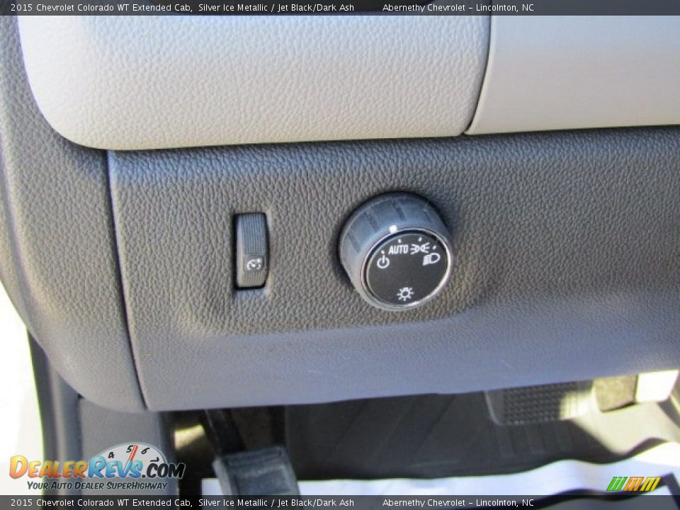 2015 Chevrolet Colorado WT Extended Cab Silver Ice Metallic / Jet Black/Dark Ash Photo #11