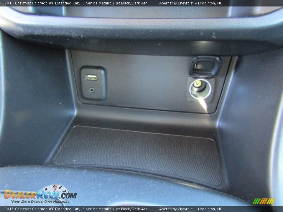2015 Chevrolet Colorado WT Extended Cab Silver Ice Metallic / Jet Black/Dark Ash Photo #13