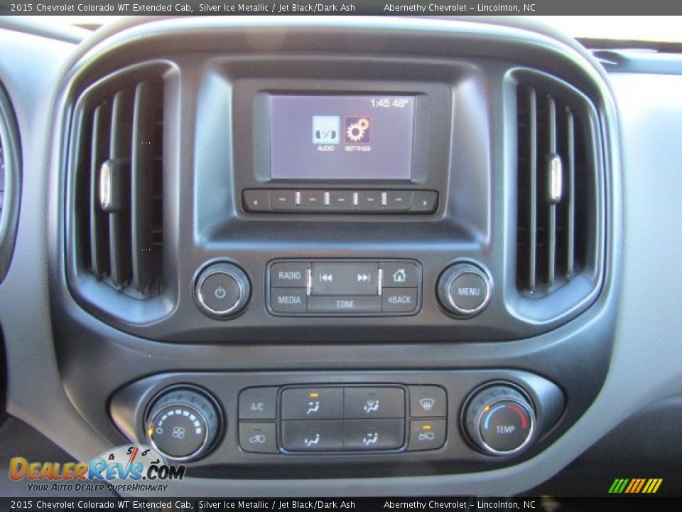 2015 Chevrolet Colorado WT Extended Cab Silver Ice Metallic / Jet Black/Dark Ash Photo #14