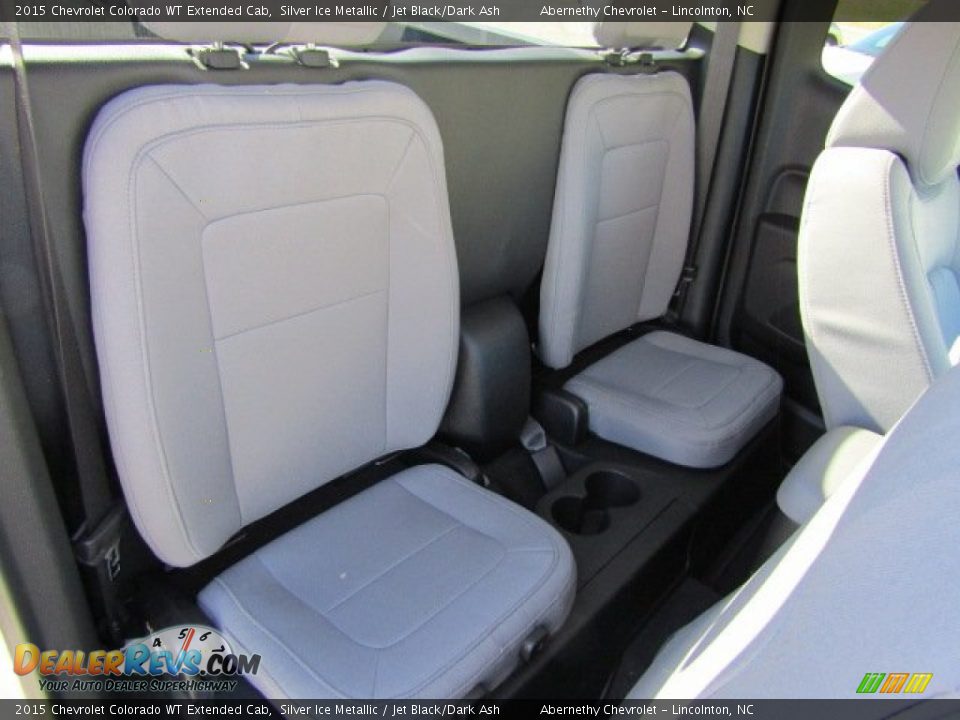 2015 Chevrolet Colorado WT Extended Cab Silver Ice Metallic / Jet Black/Dark Ash Photo #20
