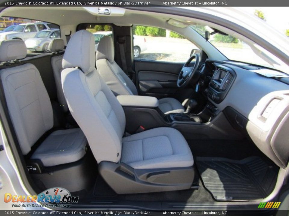 2015 Chevrolet Colorado WT Extended Cab Silver Ice Metallic / Jet Black/Dark Ash Photo #21