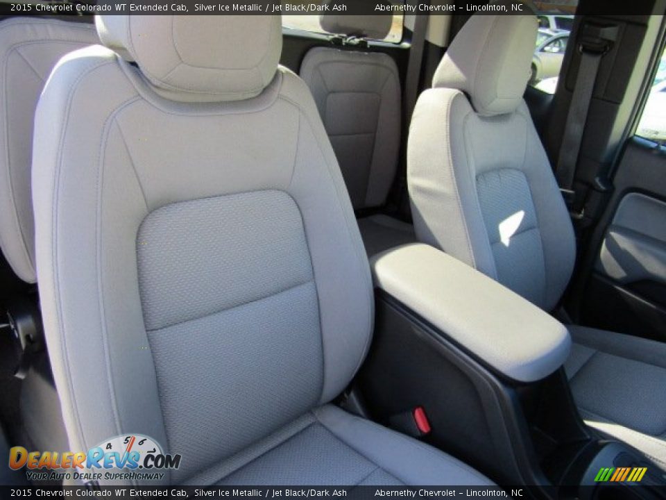 2015 Chevrolet Colorado WT Extended Cab Silver Ice Metallic / Jet Black/Dark Ash Photo #22