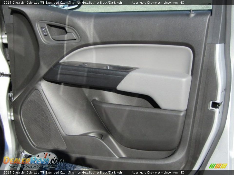 2015 Chevrolet Colorado WT Extended Cab Silver Ice Metallic / Jet Black/Dark Ash Photo #23