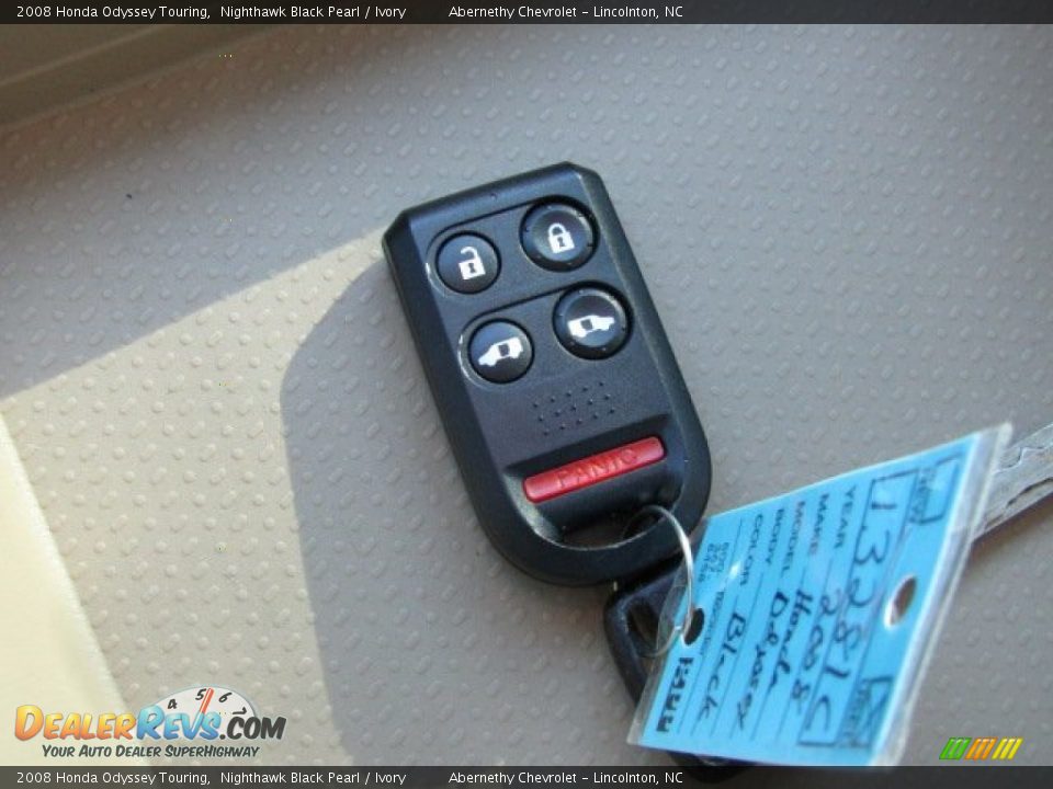 2008 Honda Odyssey Touring Nighthawk Black Pearl / Ivory Photo #20