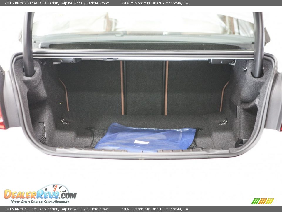 2016 BMW 3 Series 328i Sedan Alpine White / Saddle Brown Photo #4