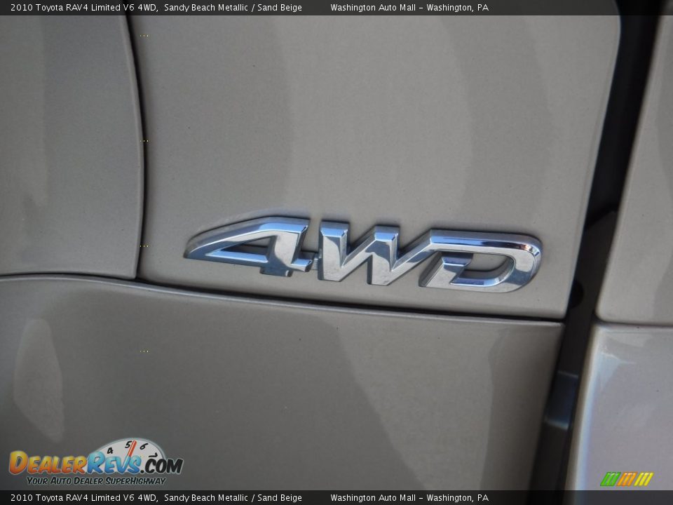 2010 Toyota RAV4 Limited V6 4WD Sandy Beach Metallic / Sand Beige Photo #10