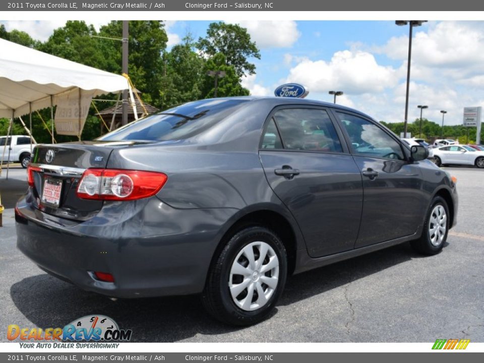 2011 Toyota Corolla LE Magnetic Gray Metallic / Ash Photo #3