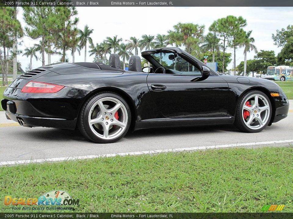 2005 Porsche 911 Carrera S Cabriolet Black / Black Photo #3