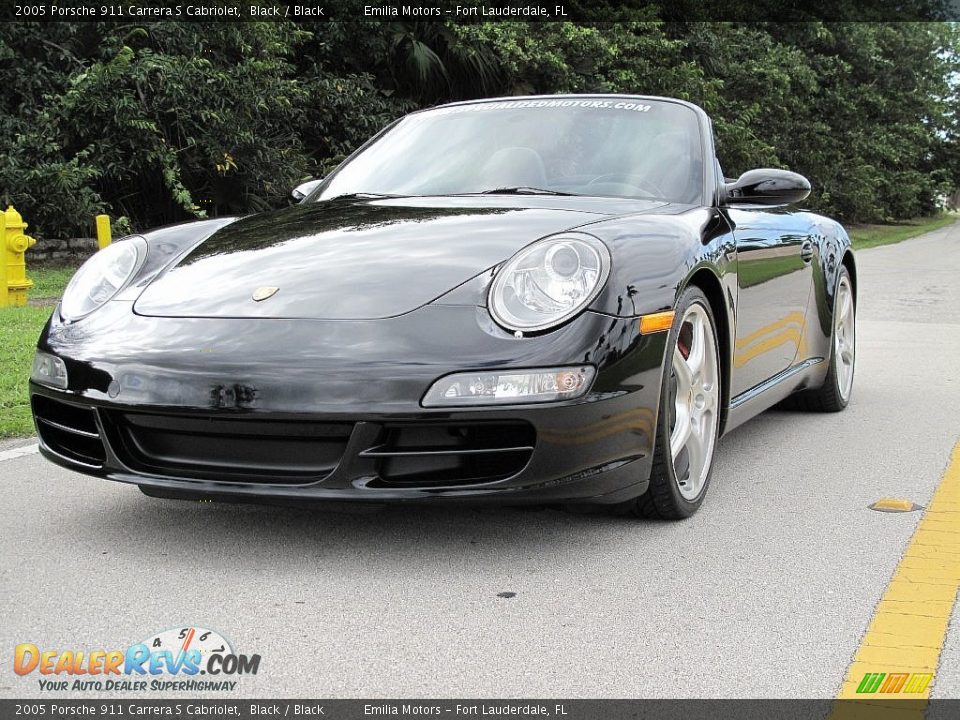 2005 Porsche 911 Carrera S Cabriolet Black / Black Photo #4