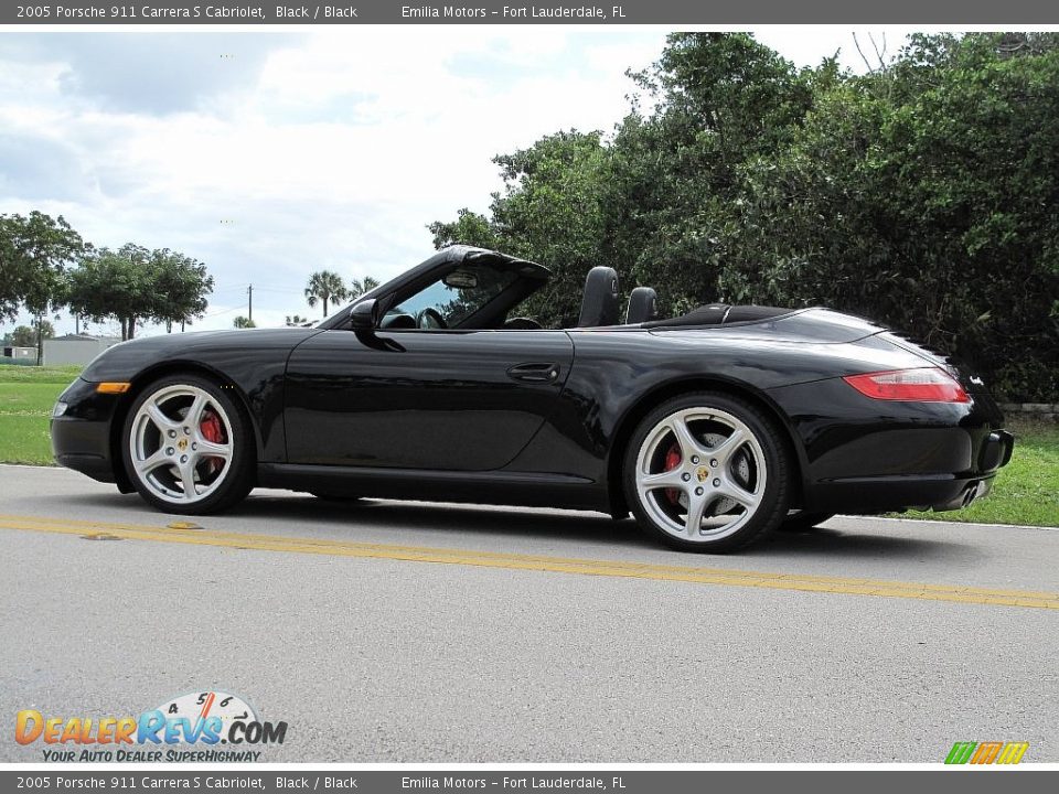 2005 Porsche 911 Carrera S Cabriolet Black / Black Photo #5