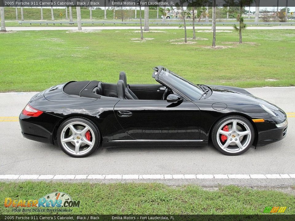 2005 Porsche 911 Carrera S Cabriolet Black / Black Photo #6