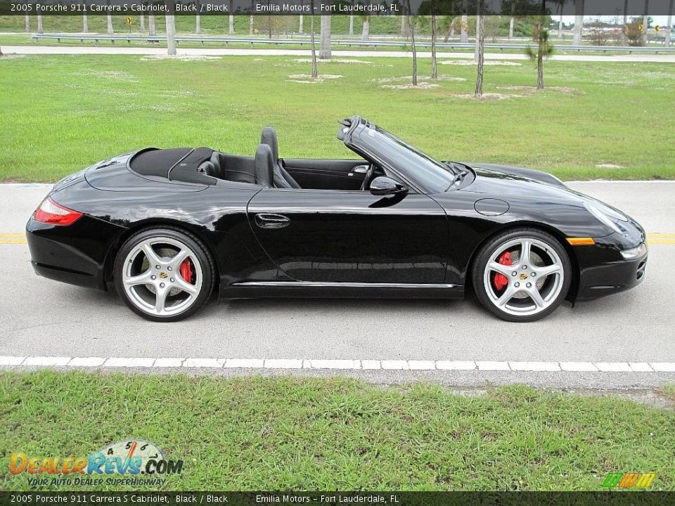 2005 Porsche 911 Carrera S Cabriolet Black / Black Photo #8