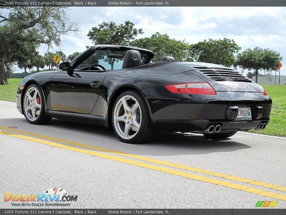 2005 Porsche 911 Carrera S Cabriolet Black / Black Photo #10