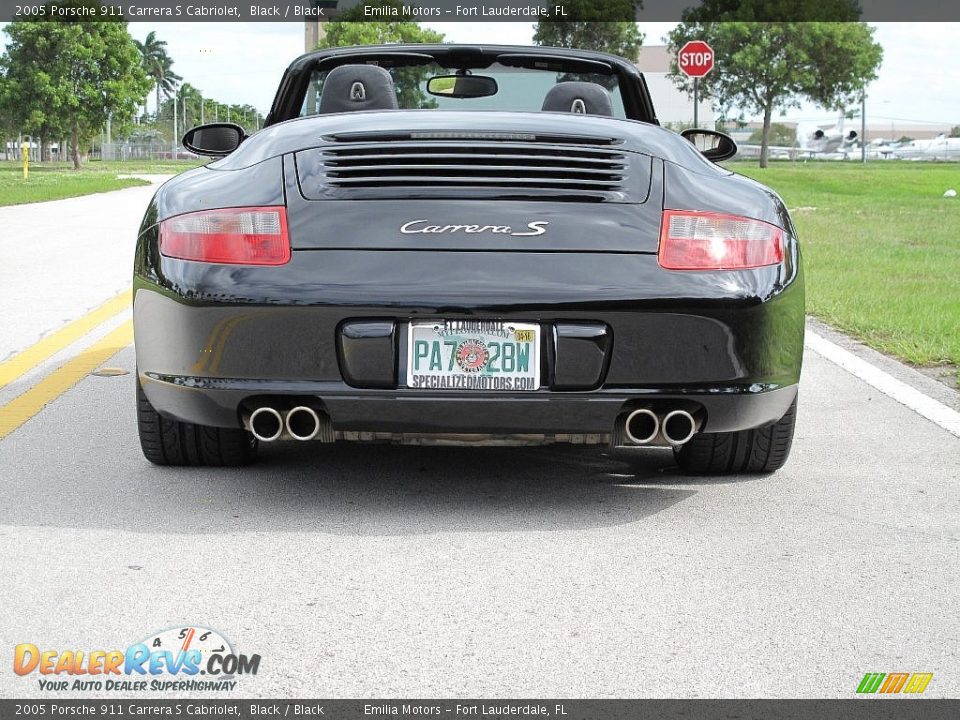 2005 Porsche 911 Carrera S Cabriolet Black / Black Photo #11