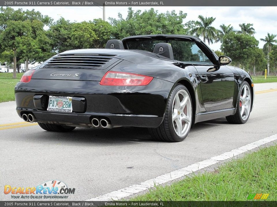 2005 Porsche 911 Carrera S Cabriolet Black / Black Photo #12