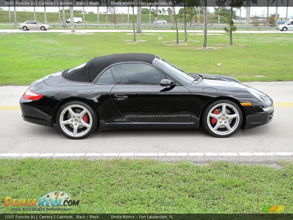 2005 Porsche 911 Carrera S Cabriolet Black / Black Photo #13