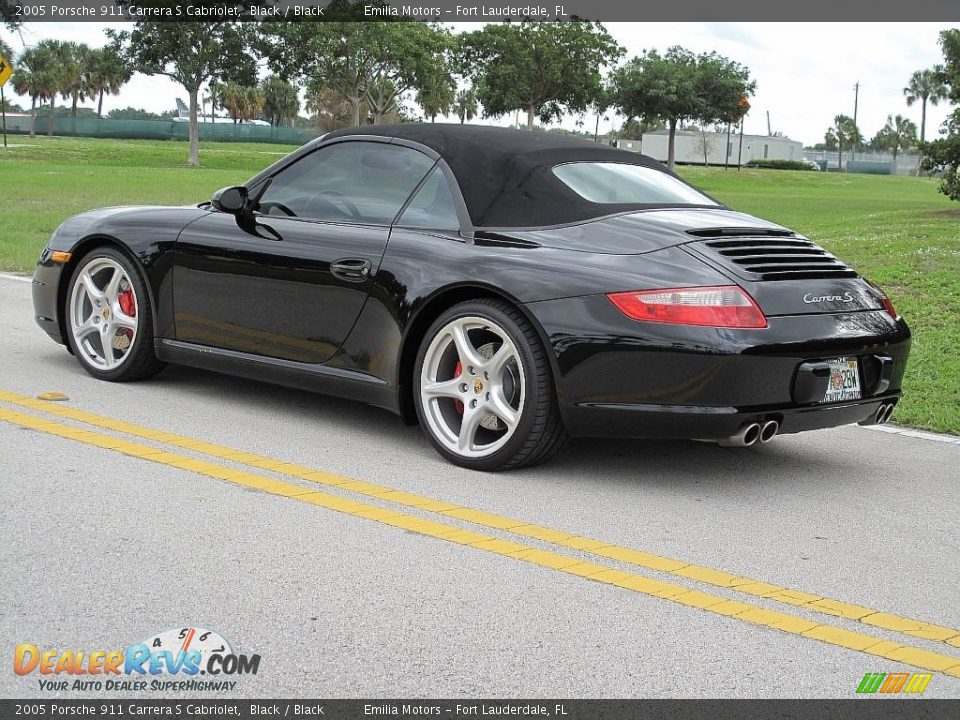 2005 Porsche 911 Carrera S Cabriolet Black / Black Photo #15