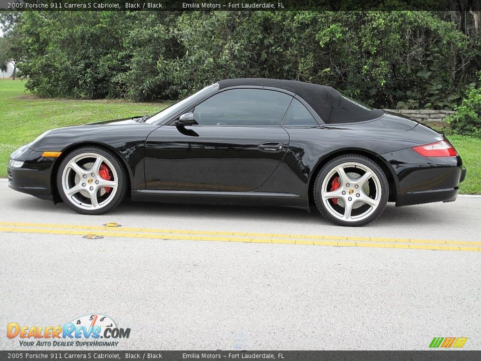 2005 Porsche 911 Carrera S Cabriolet Black / Black Photo #16