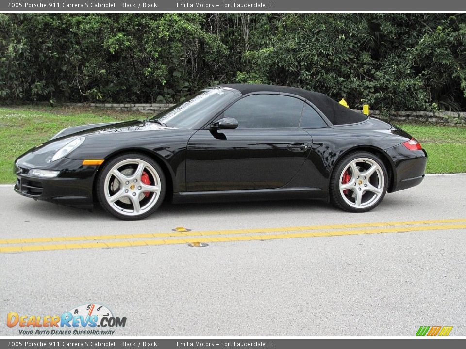 2005 Porsche 911 Carrera S Cabriolet Black / Black Photo #19
