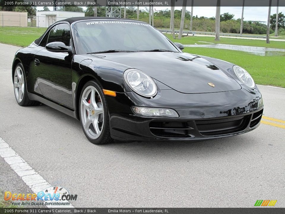 2005 Porsche 911 Carrera S Cabriolet Black / Black Photo #20