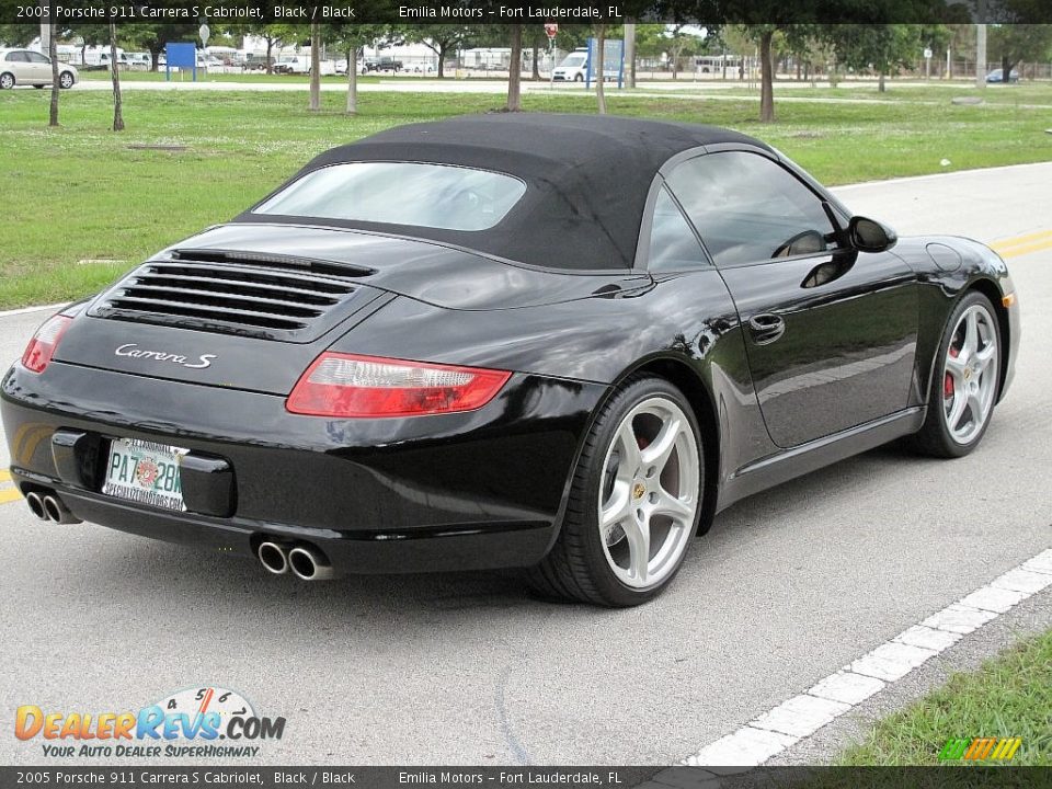 2005 Porsche 911 Carrera S Cabriolet Black / Black Photo #22