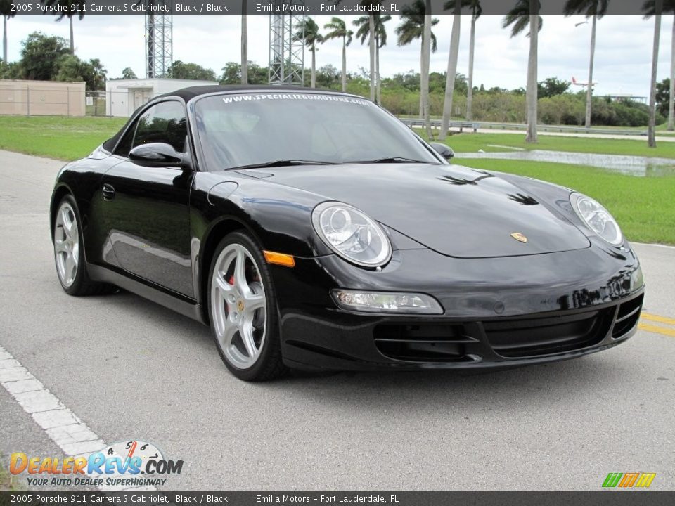 2005 Porsche 911 Carrera S Cabriolet Black / Black Photo #23