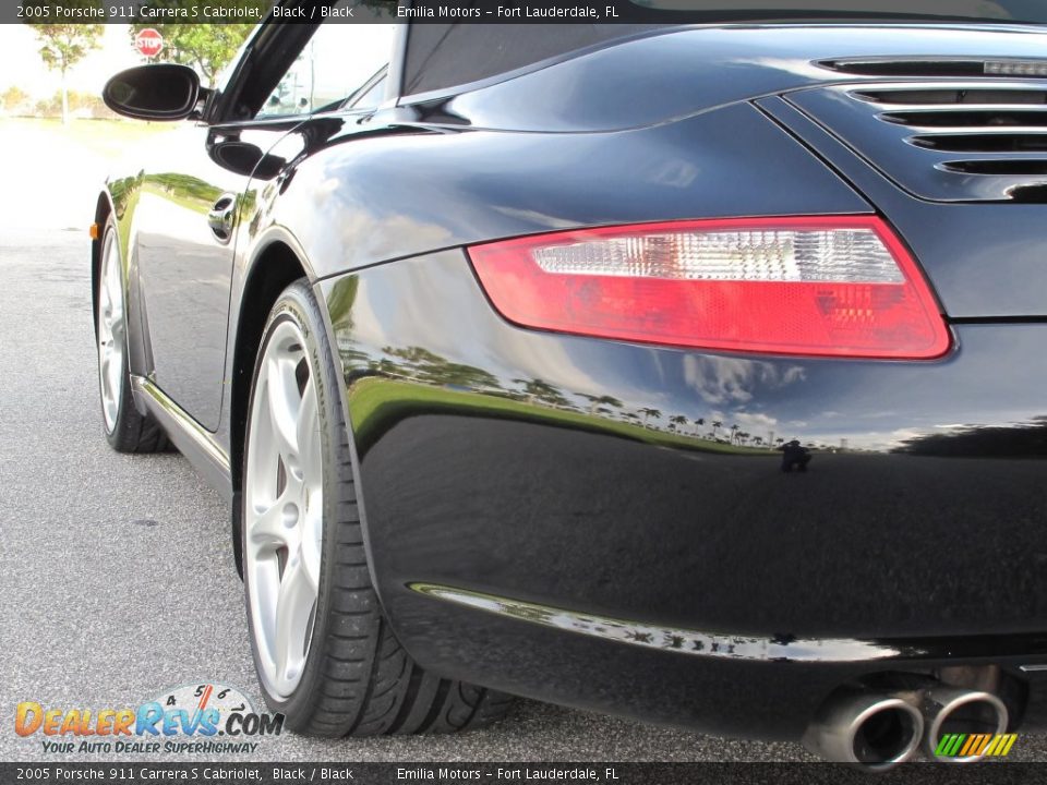 2005 Porsche 911 Carrera S Cabriolet Black / Black Photo #24