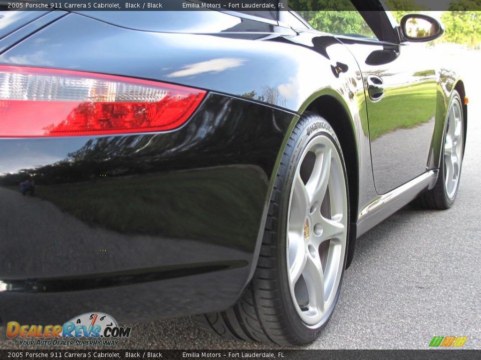 2005 Porsche 911 Carrera S Cabriolet Black / Black Photo #26