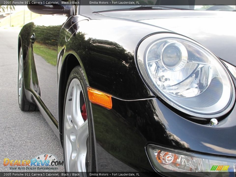 2005 Porsche 911 Carrera S Cabriolet Black / Black Photo #28
