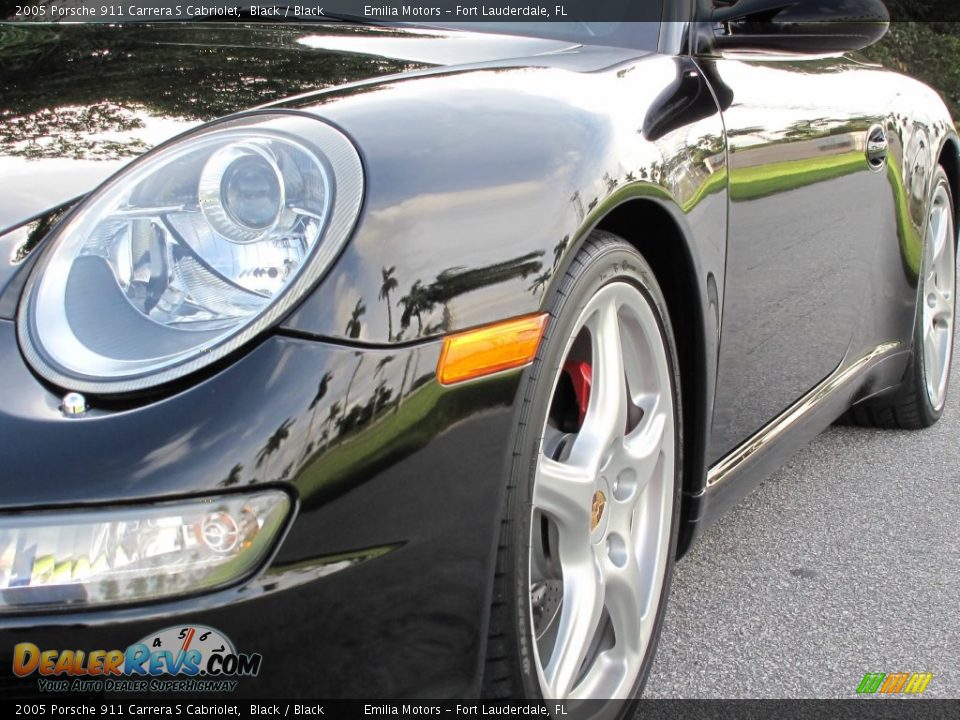 2005 Porsche 911 Carrera S Cabriolet Black / Black Photo #29