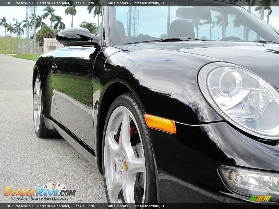 2005 Porsche 911 Carrera S Cabriolet Black / Black Photo #35