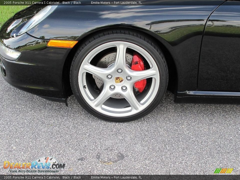 2005 Porsche 911 Carrera S Cabriolet Black / Black Photo #38