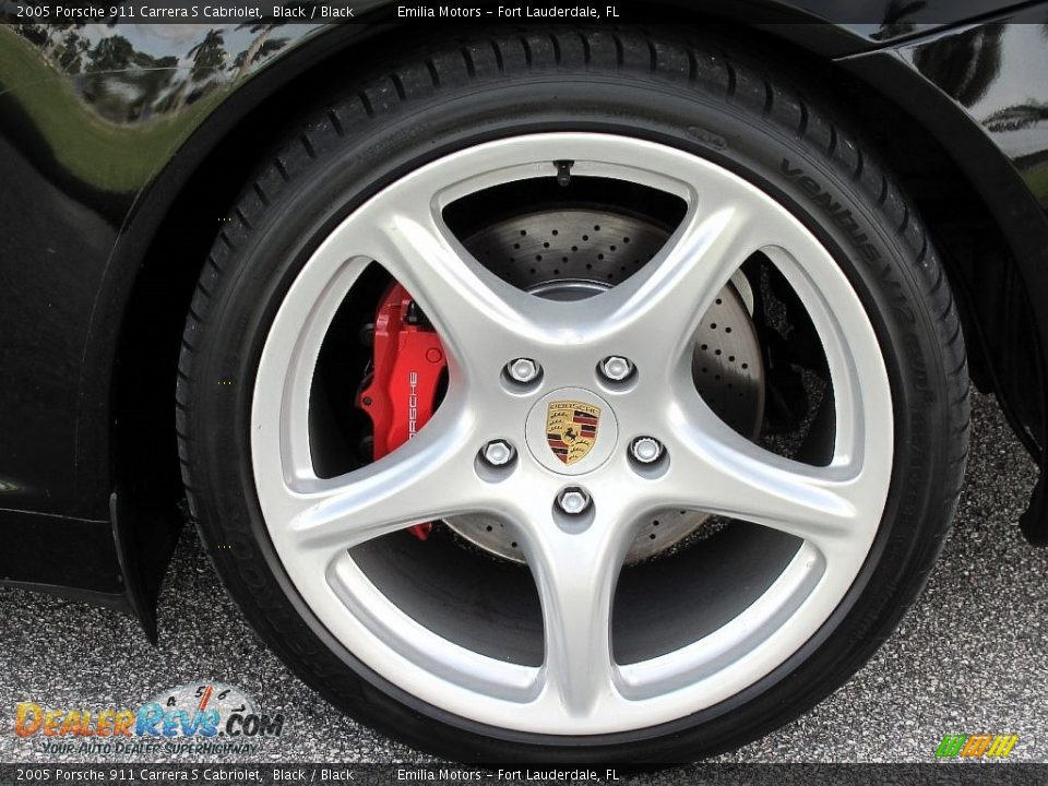 2005 Porsche 911 Carrera S Cabriolet Black / Black Photo #39