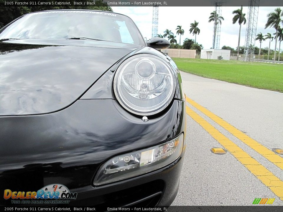 2005 Porsche 911 Carrera S Cabriolet Black / Black Photo #41