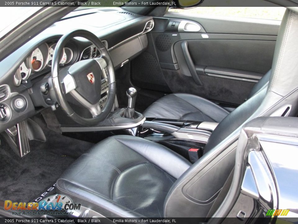 Front Seat of 2005 Porsche 911 Carrera S Cabriolet Photo #47