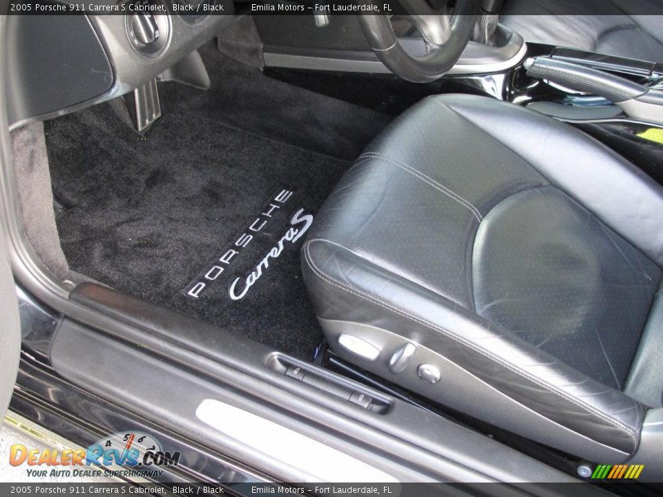 2005 Porsche 911 Carrera S Cabriolet Black / Black Photo #48