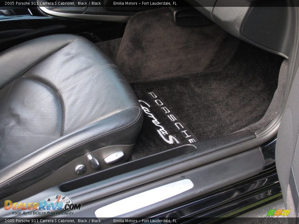 2005 Porsche 911 Carrera S Cabriolet Black / Black Photo #49