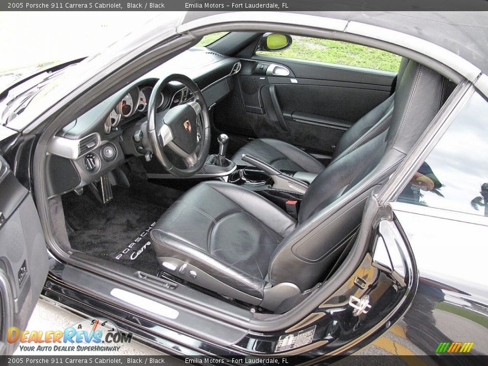 Front Seat of 2005 Porsche 911 Carrera S Cabriolet Photo #53