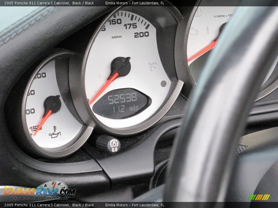 2005 Porsche 911 Carrera S Cabriolet Black / Black Photo #54